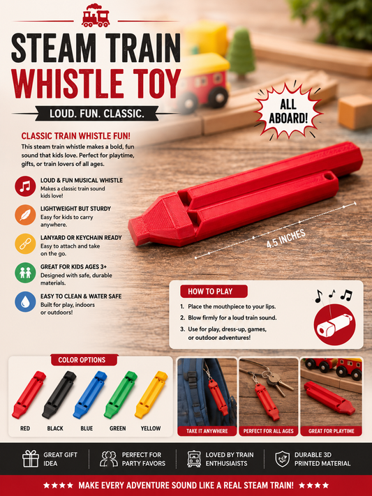 Steam Train Whistle Toy