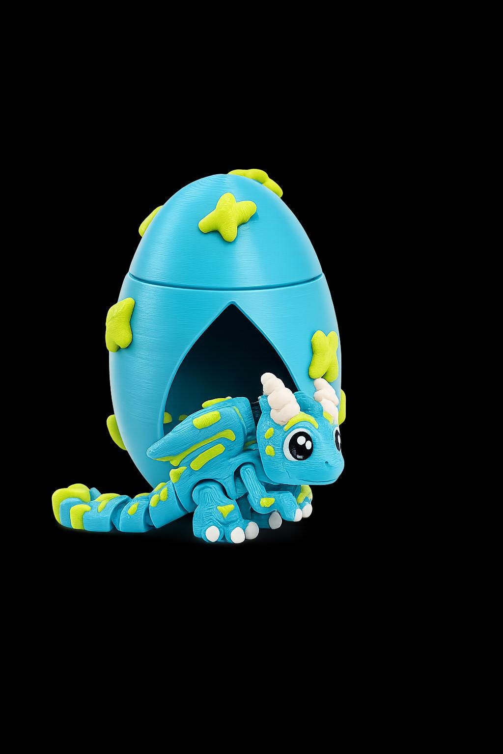 Stargazer Dragon Egg Fidget Toy — Articulated Baby Dragon Surprise