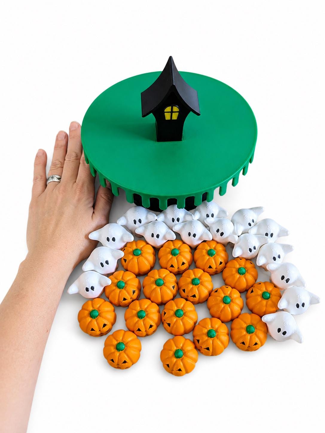 Halloween Balancing Game | Ghost & Pumpkin Stacking Toy for Kids