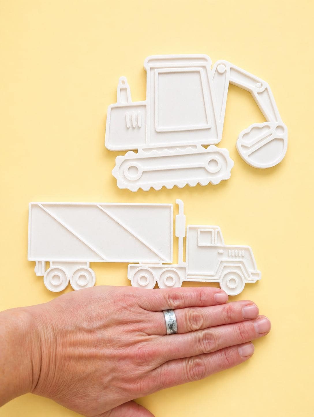 Reusable Vehicle Craft Set for Kids | Paintable Toddler Coloring Activity (Set of 5)