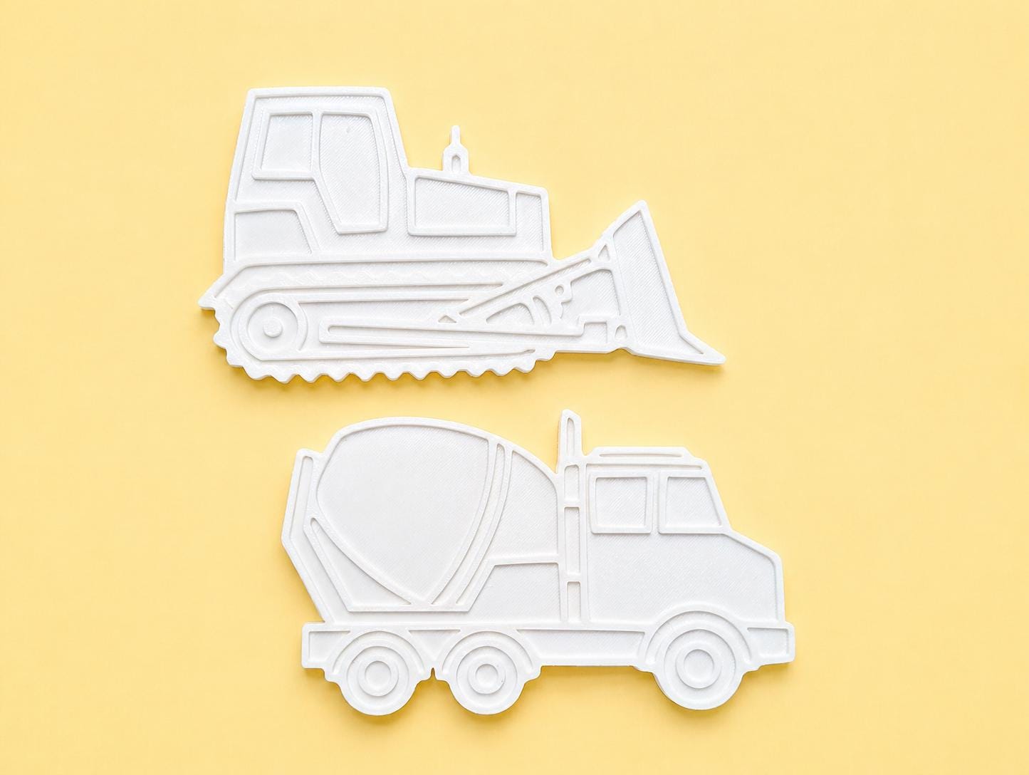 Reusable Vehicle Craft Set for Kids | Paintable Toddler Coloring Activity (Set of 5)