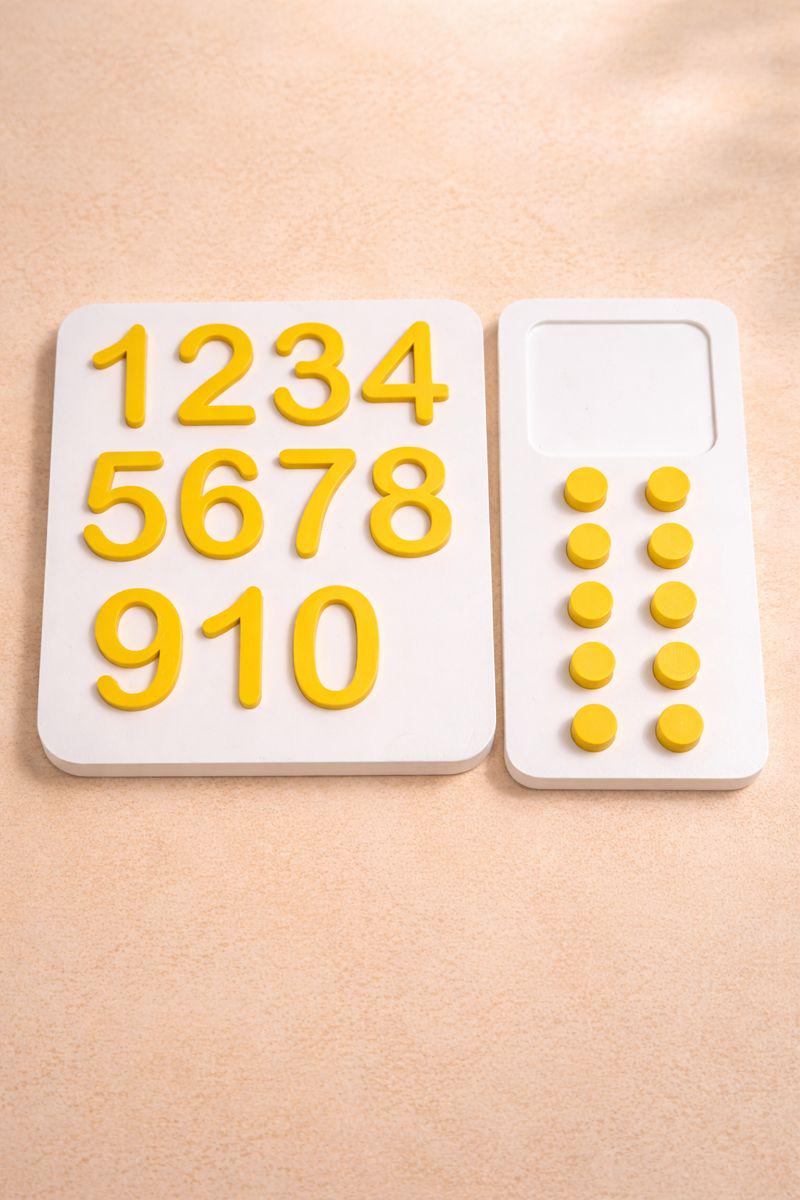 Montessori Number Board — 3D Printed Early Math Learning Set