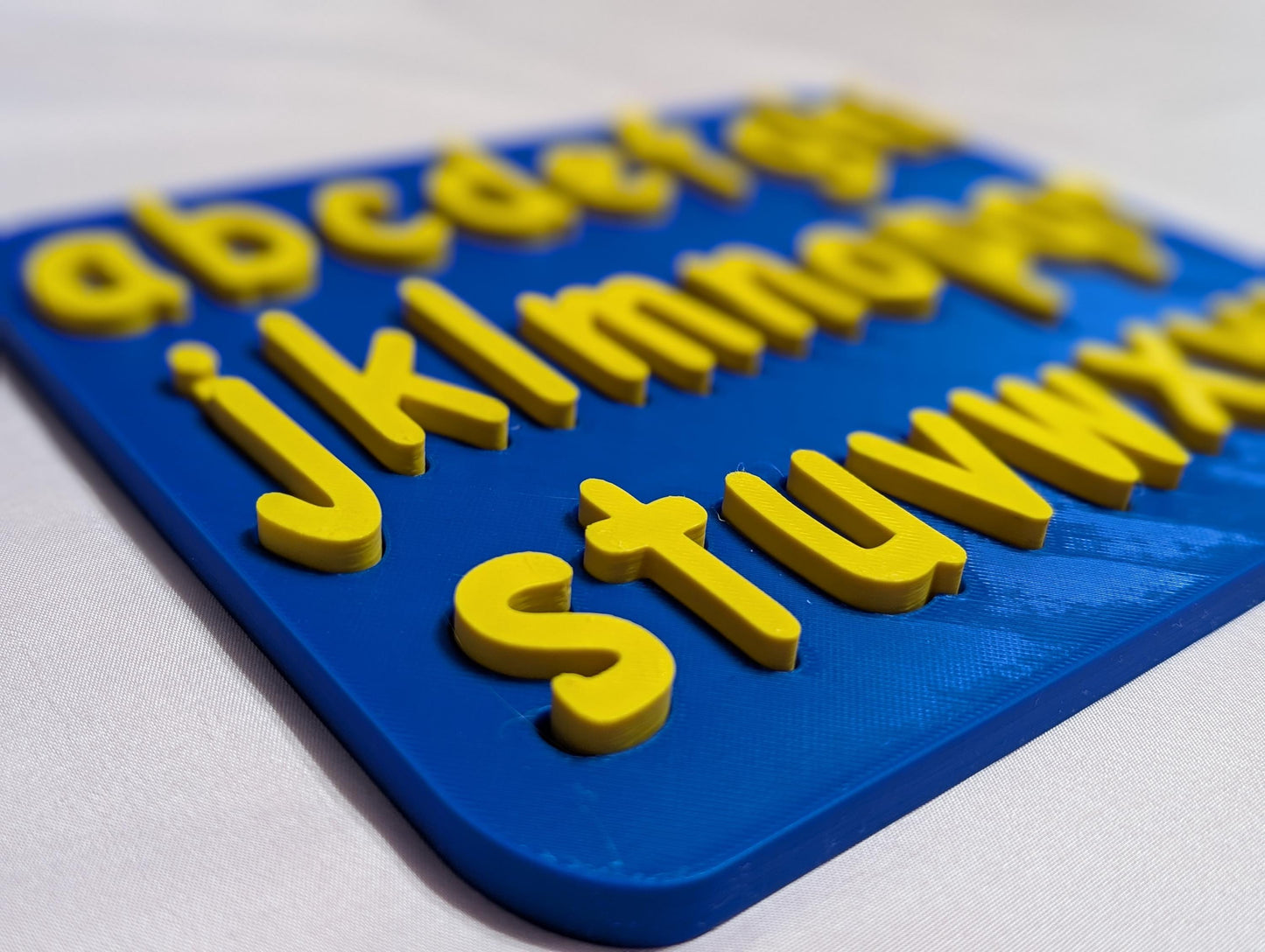 Lowercase Alphabet Letter Board — 3D Printed Montessori Learning Aid