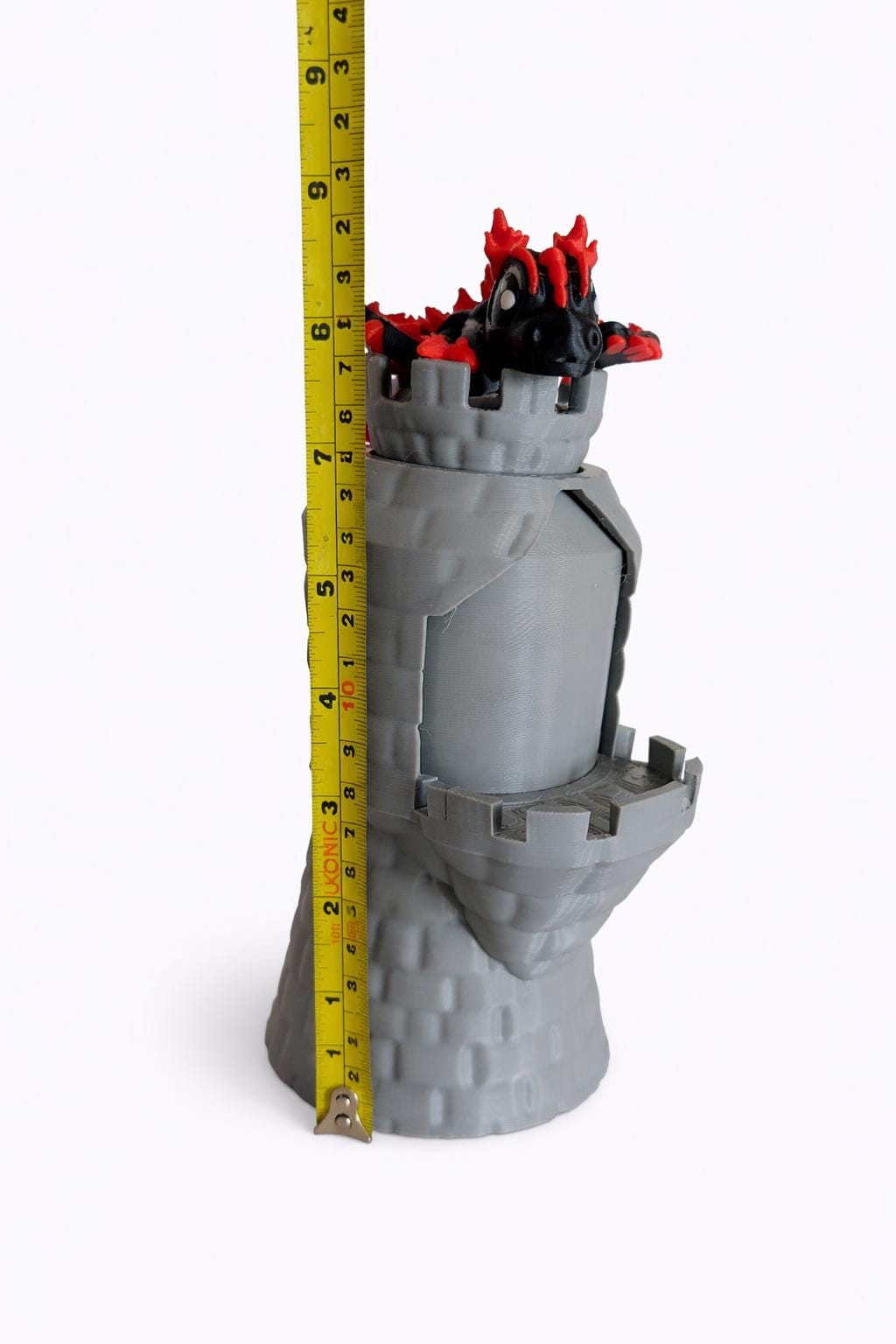 Dragon Castle Tower Play Set — Fantasy Dragon Hideaway with Secret Compartment