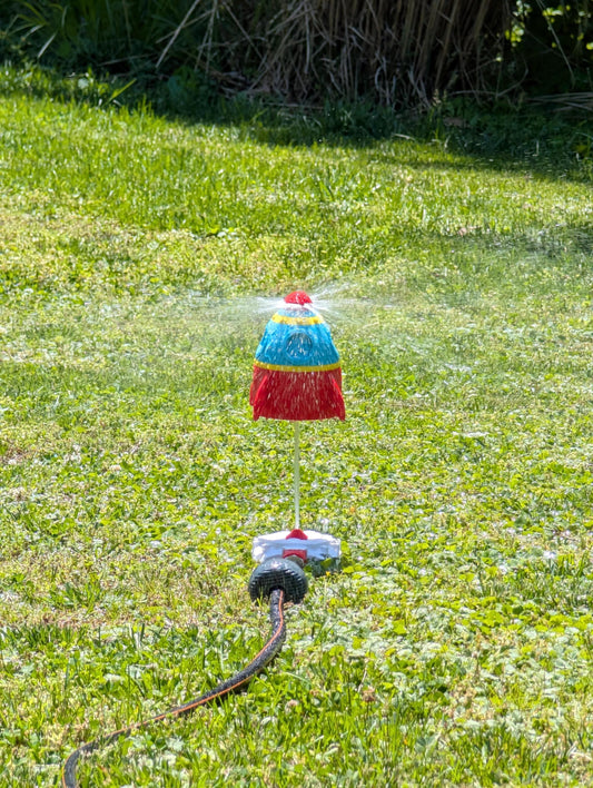 Rocket Ship Sprinkler for Kids | Spinning Hover Water Toy for Outdoor Play