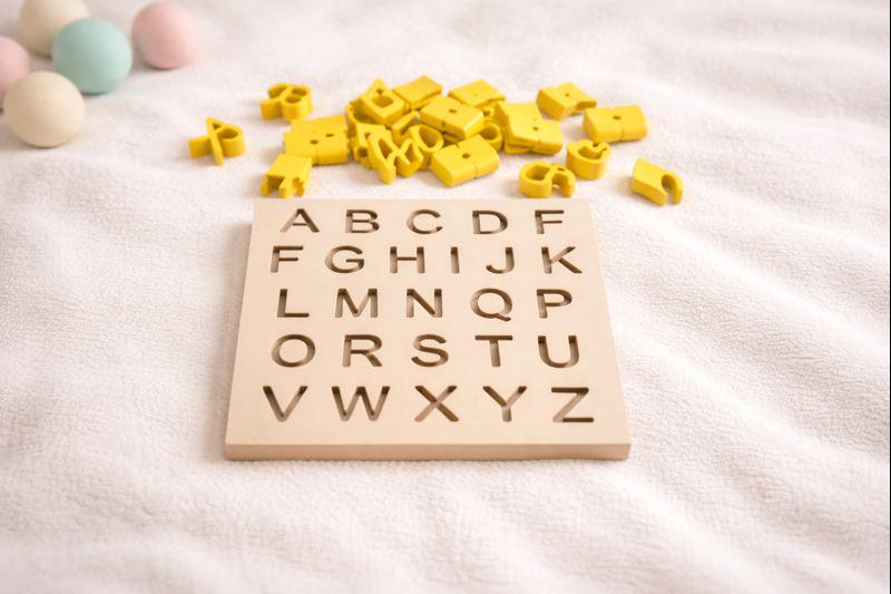 Uppercase Alphabet Letter Board — 3D Printed Learning Aid